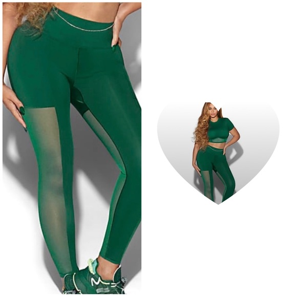 ADIDAS x IVY PARK ‘Drip 2’ Mesh Sports Bra & Mesh Tights SET - Picture 10 of 11